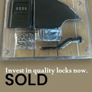 SOLD EBAY 
 Black Keyless Gate Lock System